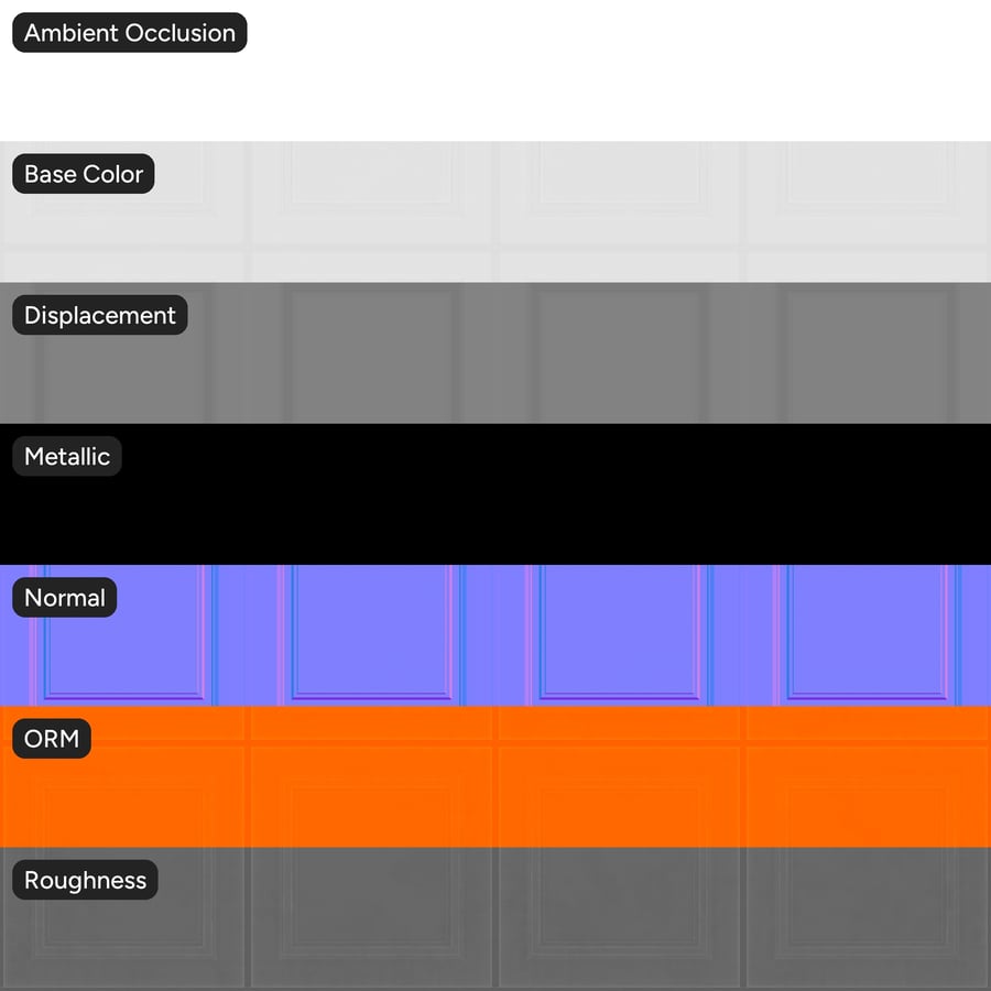 Dalle de faux-plafond à relief Texture, blanche