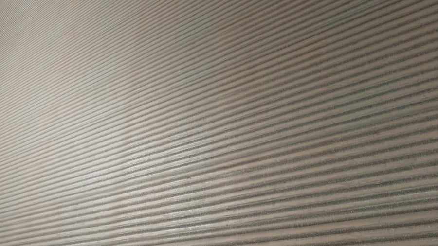 Weathered Ribbed Metal Texture