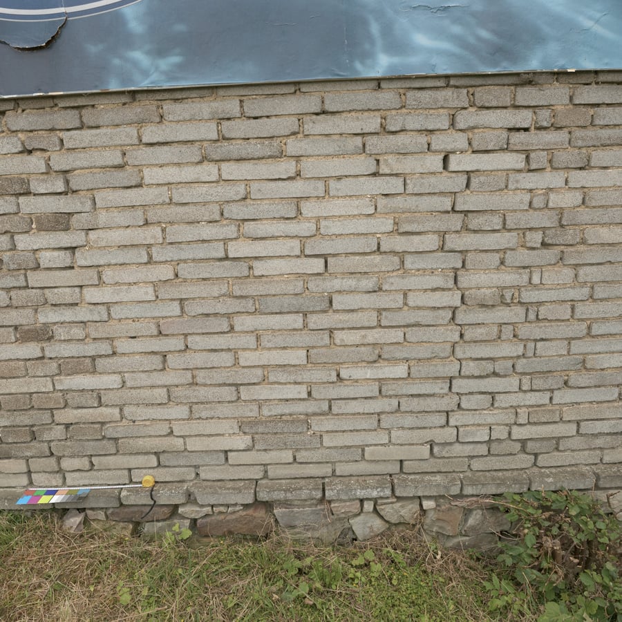 Tenká škvárová stěna Textura