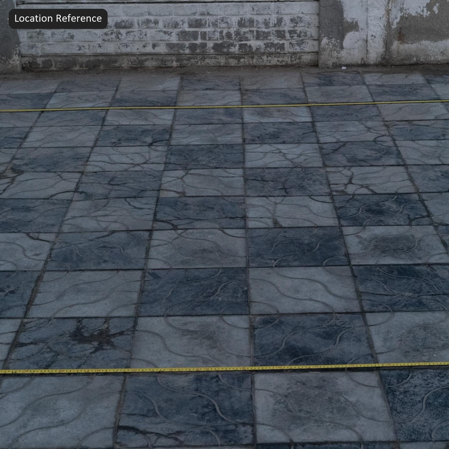 骯髒的裝飾性瓷磚紋理，格紋