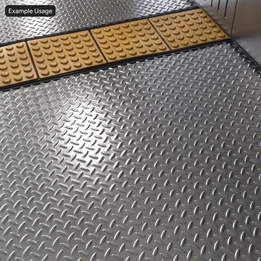 Shiny Tread Plate Metal Texture