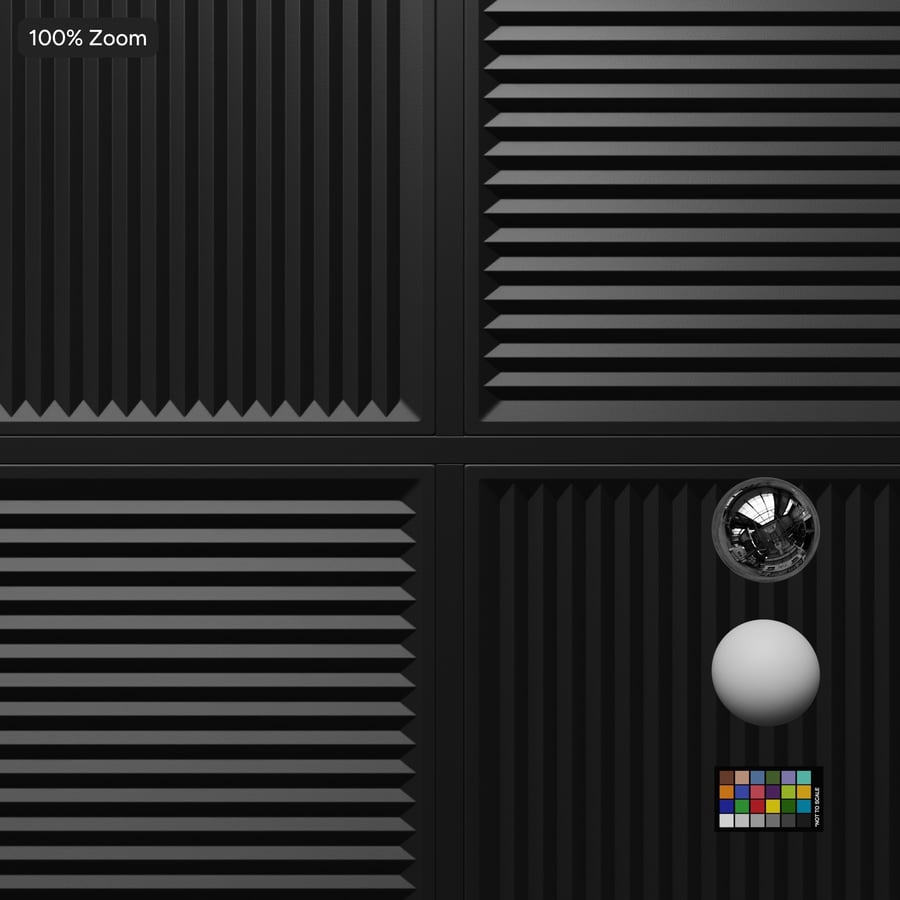 Cross Slatted Drop Deckenfliese Textur, Grau