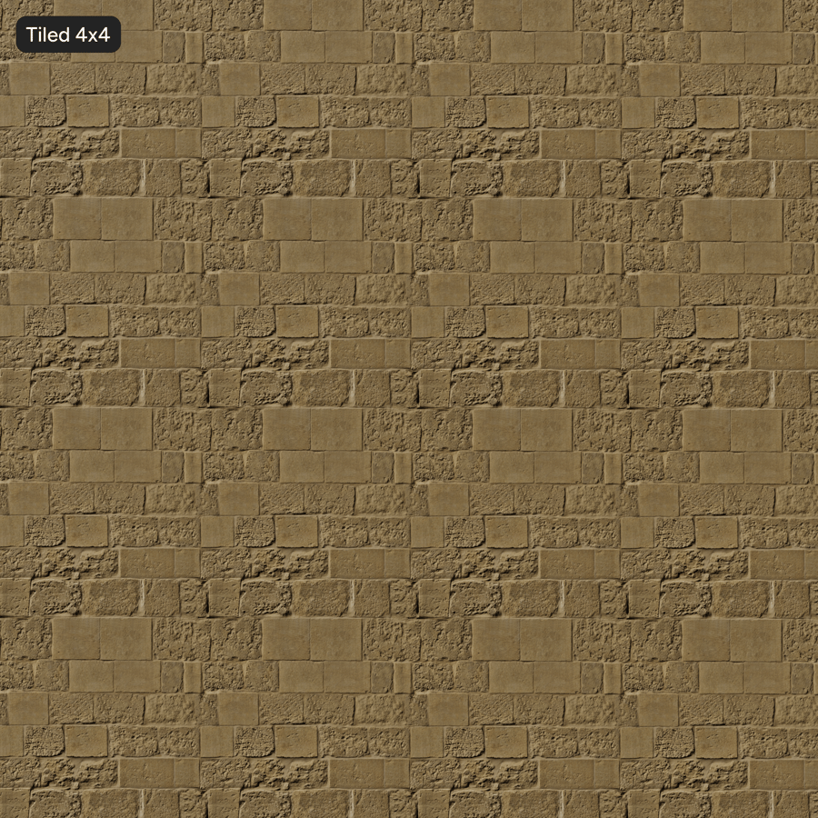Old Weathered Limestone Block Wall Texture