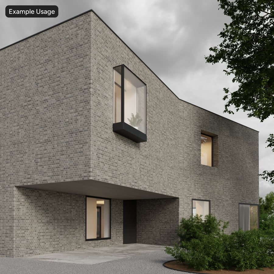 Heritage 英式磚牆紋理，灰色