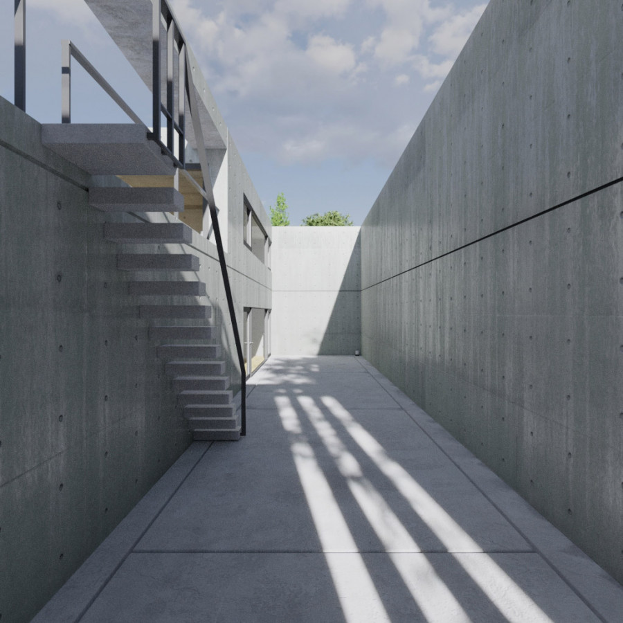 Spridda moln Dag Bostadsväg Utomhus Himmel HDRI