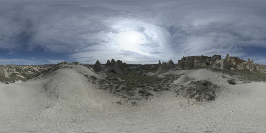 Hazy Cloud Afternoon Cappadocia Outdoor Sky HDRI