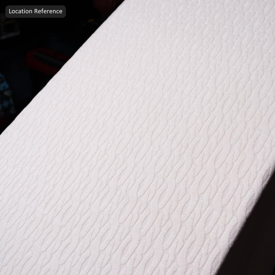 Cable Knit Fabric Texture, White