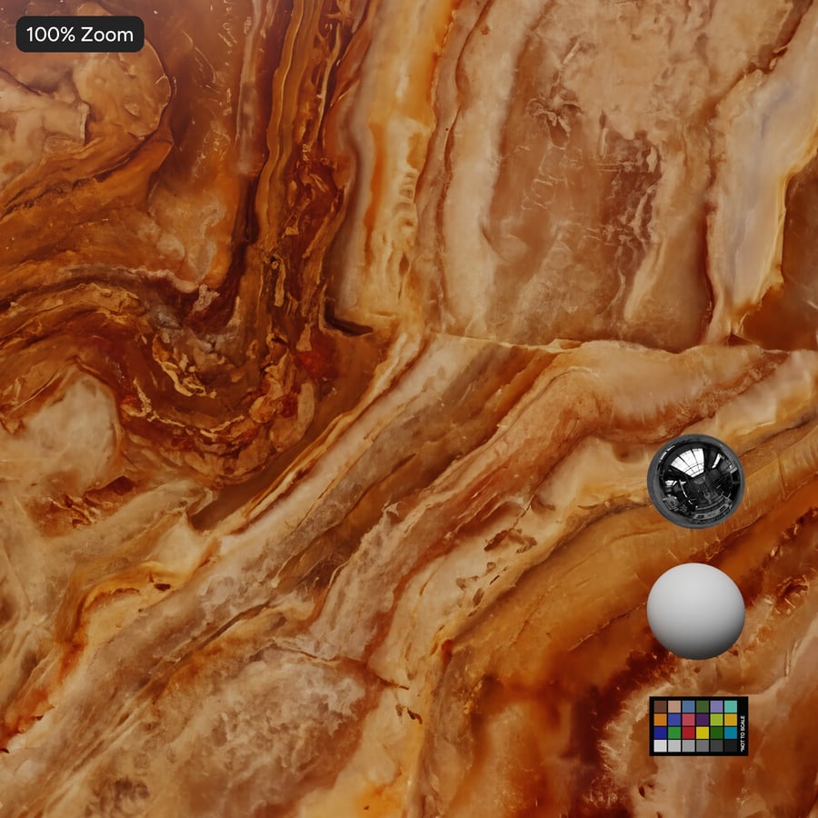 Polished Red Onyx Stone Texture, Amber