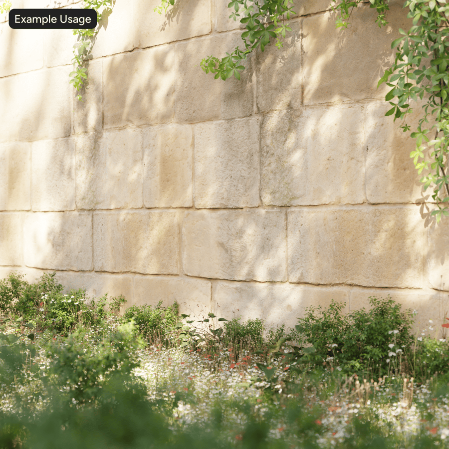 Rough Sandstone Stone Block Wall Texture