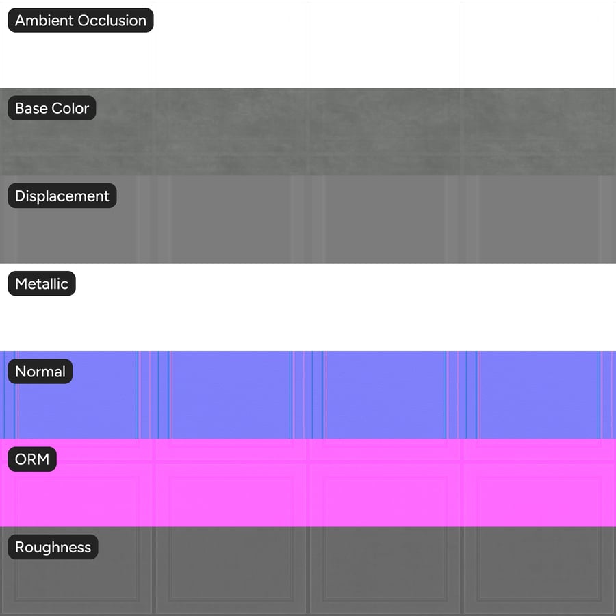 Dalle de faux plafond à panneaux, texture, noire