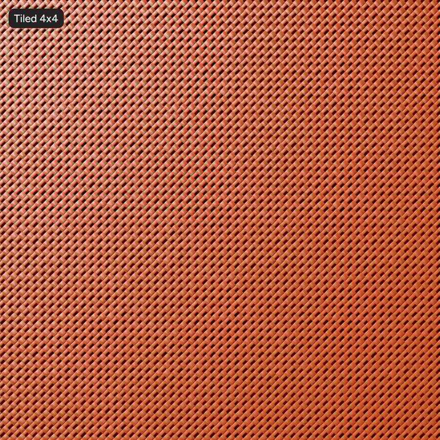 Corda de escalada simples com textura, vermelha