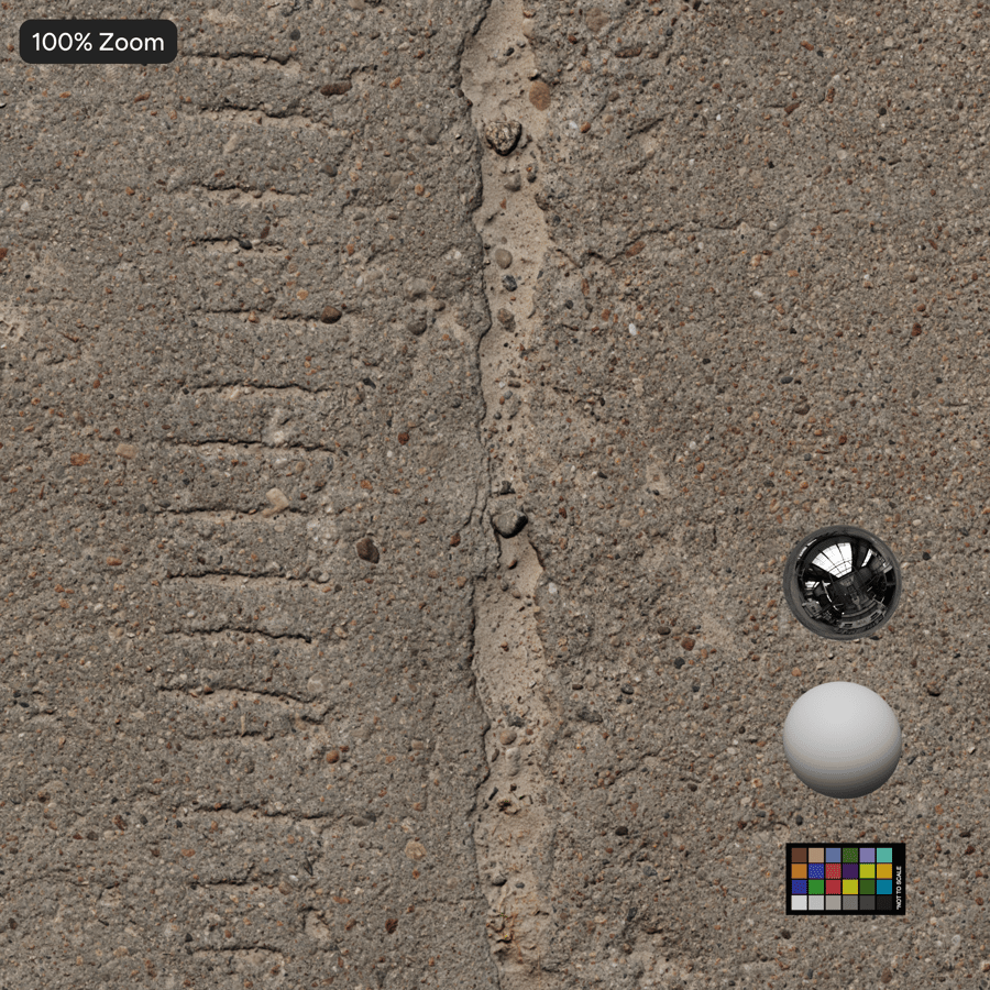 Versleten betonplaat wegtextuur