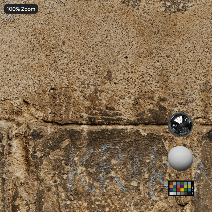 Damaged Stone Block Wall Texture