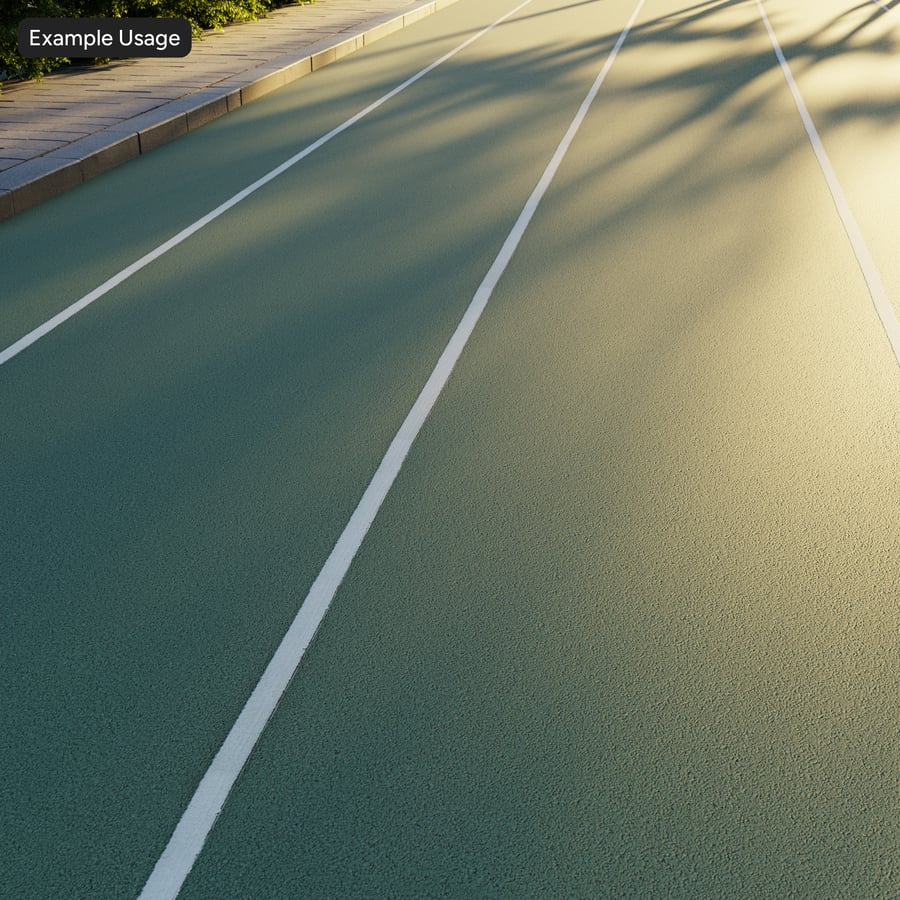 Lined Asphalt Texture, Green