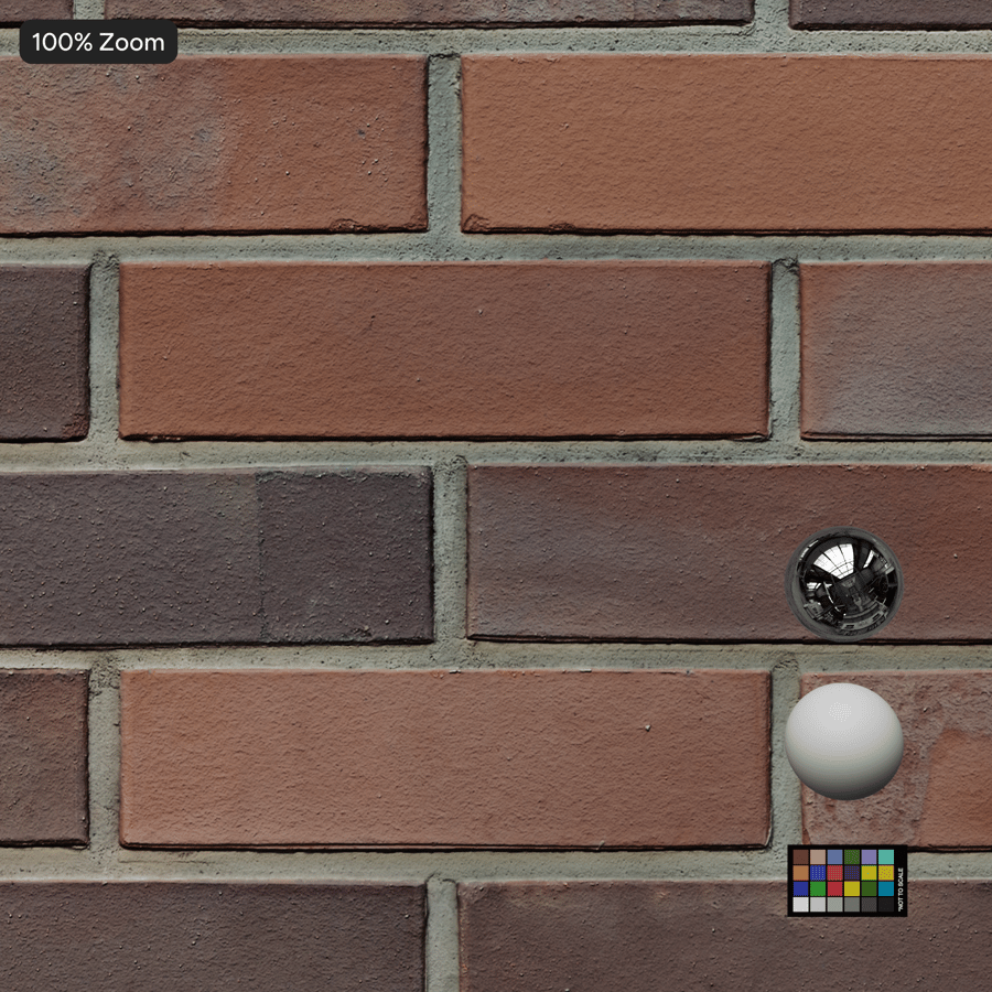 Pürüzsüz Uzun Tuğla Duvar Dokusu