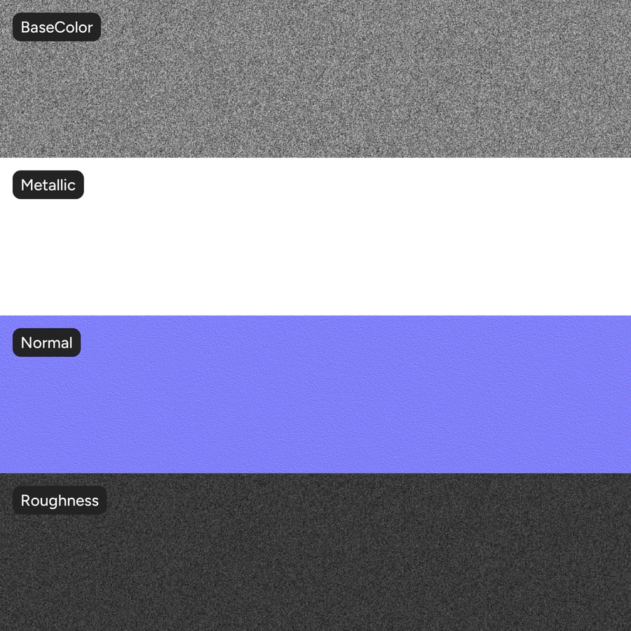 Pitted-Metal-Textur, Schwarz