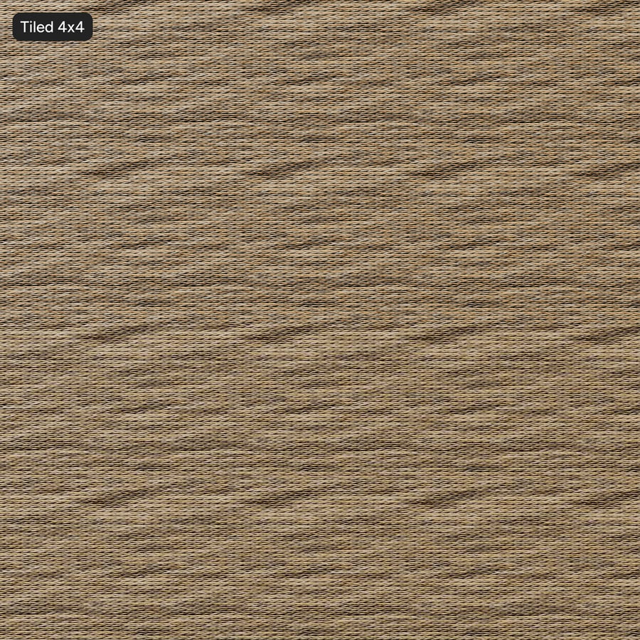 Rattan com textura de trama Chevron, Bege