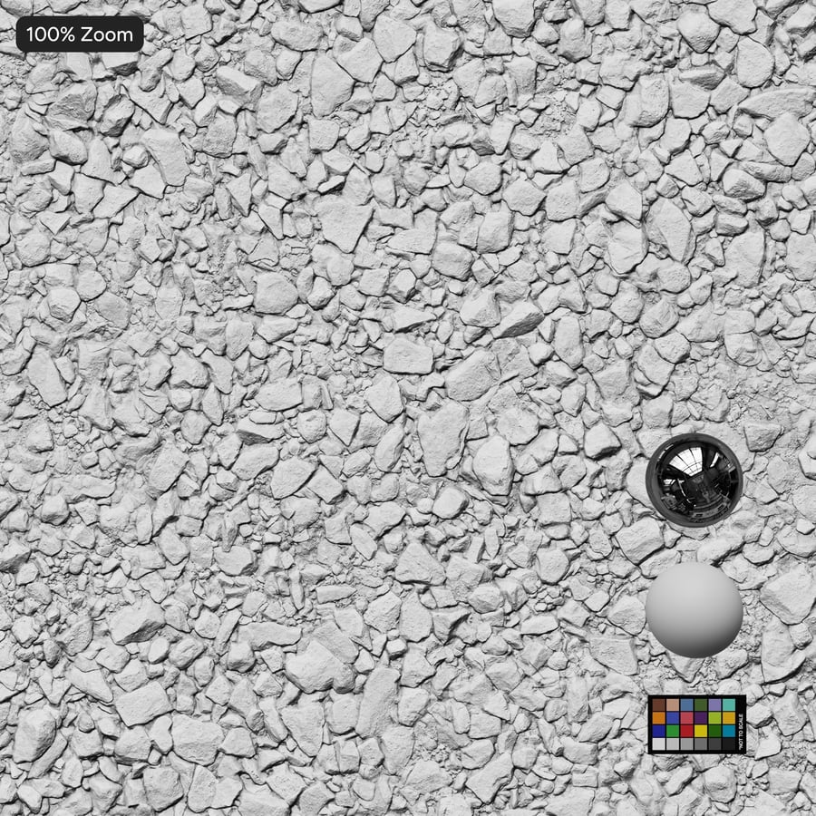 Compact Gravel Texture, vit