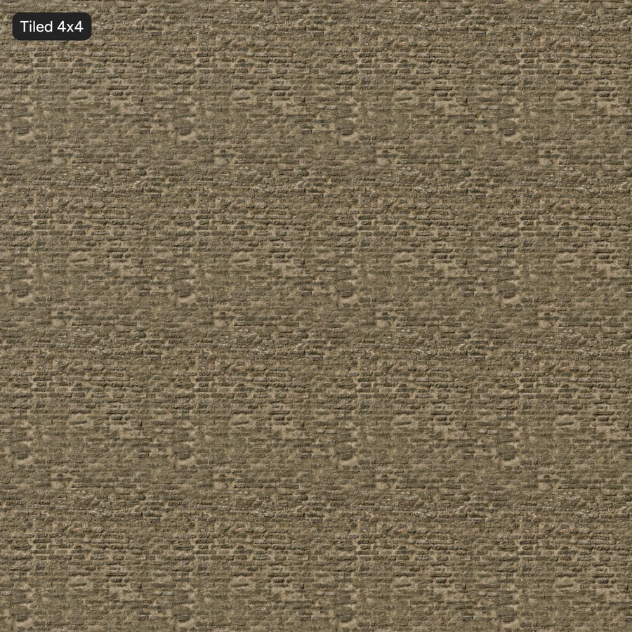 Textura de muro de arrimo de blocos de concreto antigos com musgo