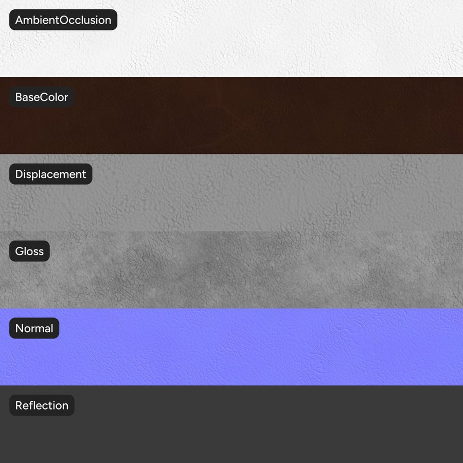 Textura koňské kůže, tmavě hnědá
