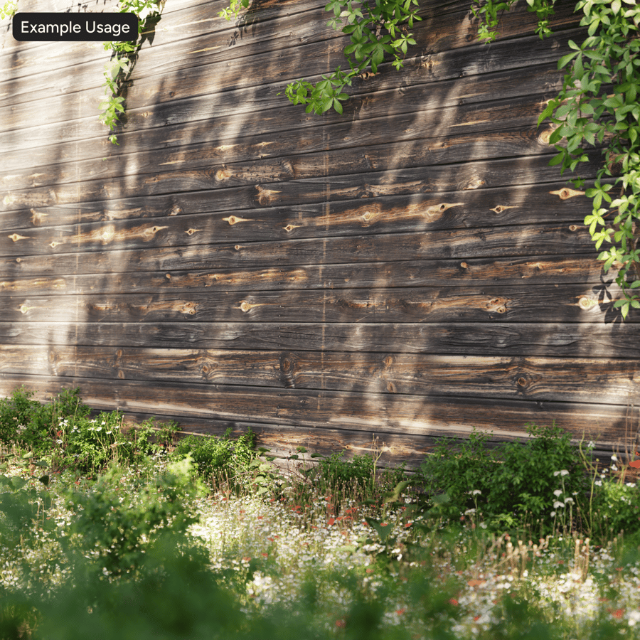 Texture murale en bois de grange brûlé