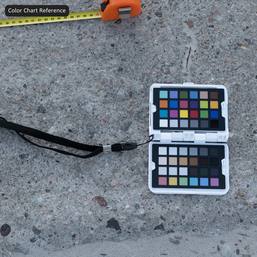 Texture de trottoir en béton fissuré