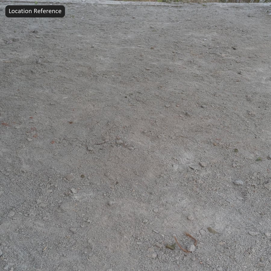 Loose Fine Aggregate Gravel Ground Texture, Grey Beige