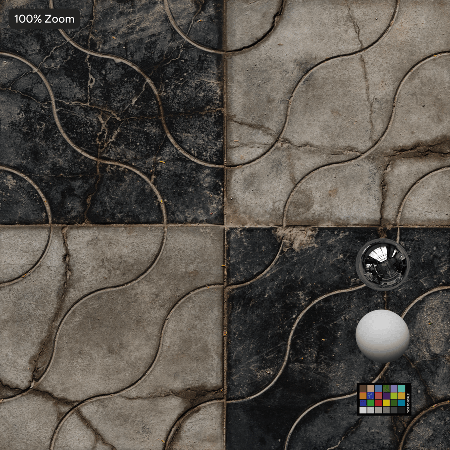 骯髒的裝飾性瓷磚紋理，格紋