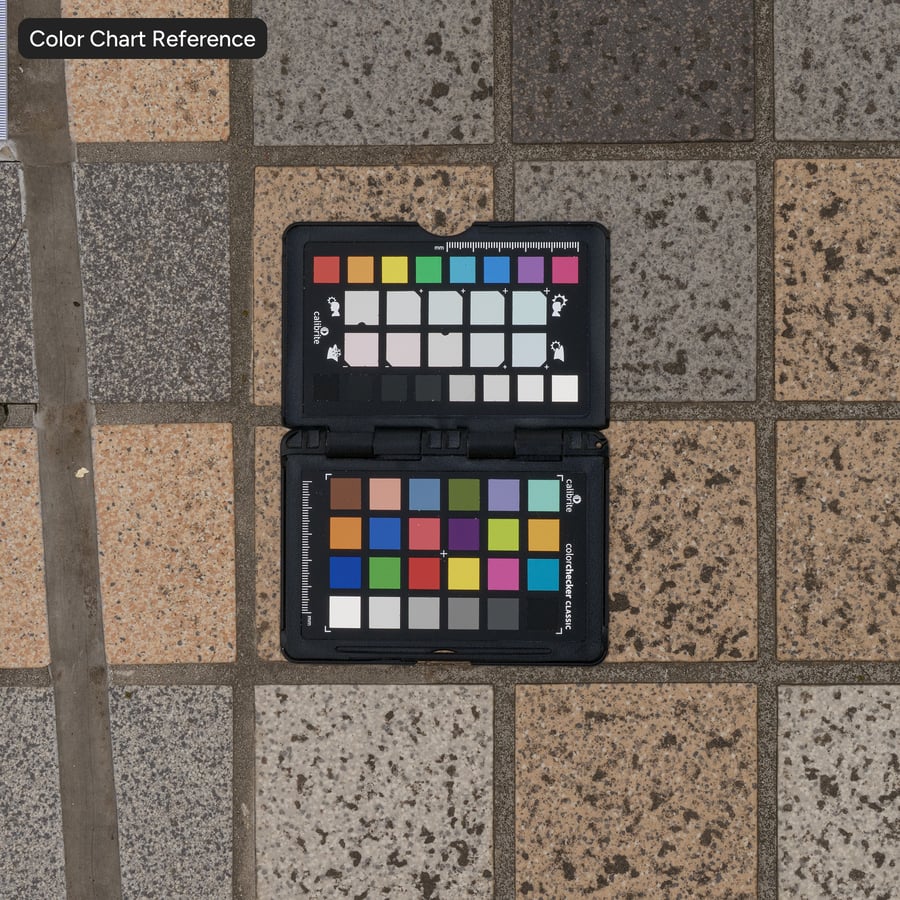 Mixed Color Tile Paver Texture