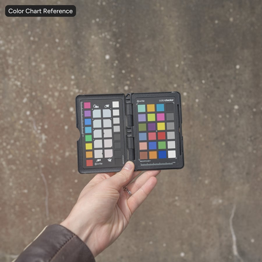 Lichen Spotted Concrete Wall Texture, Red