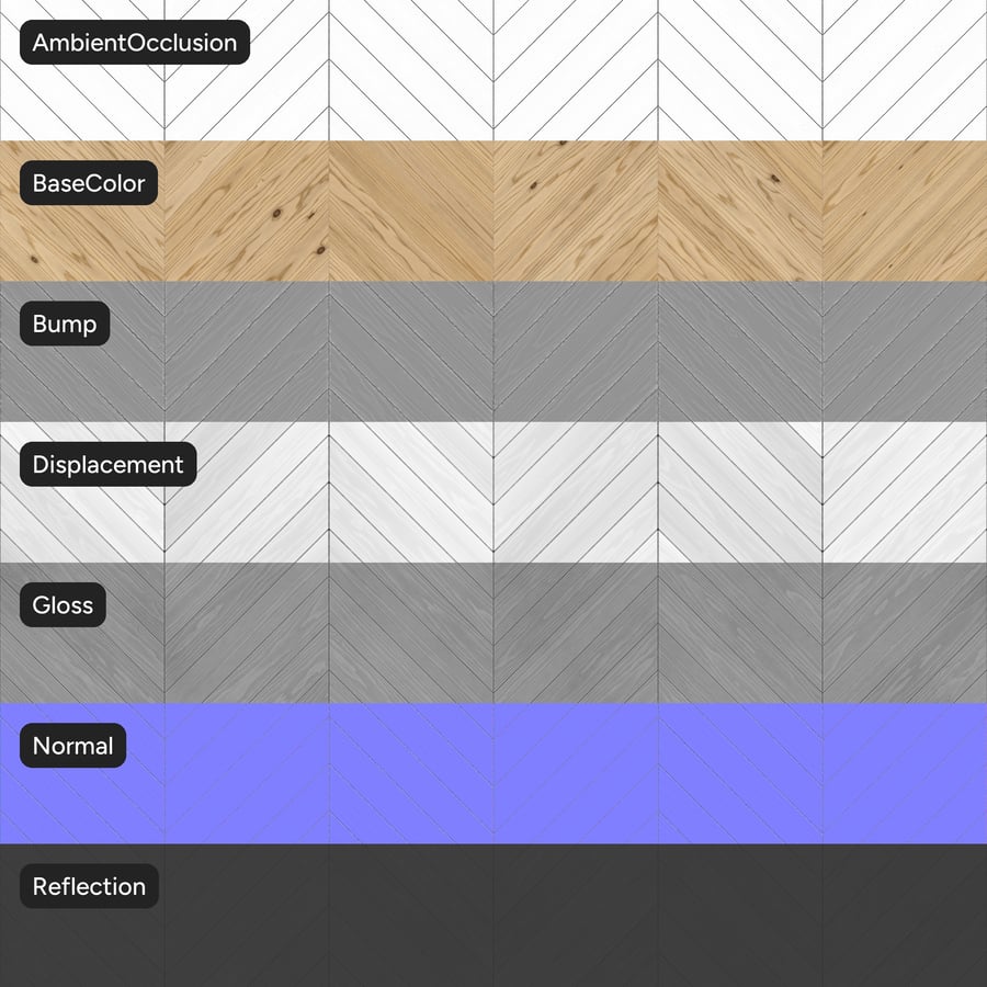 Chevron Pine Wood Board Texture, Naturell