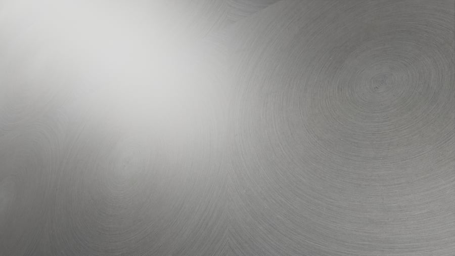 Textura metálica radial mate inoxidável