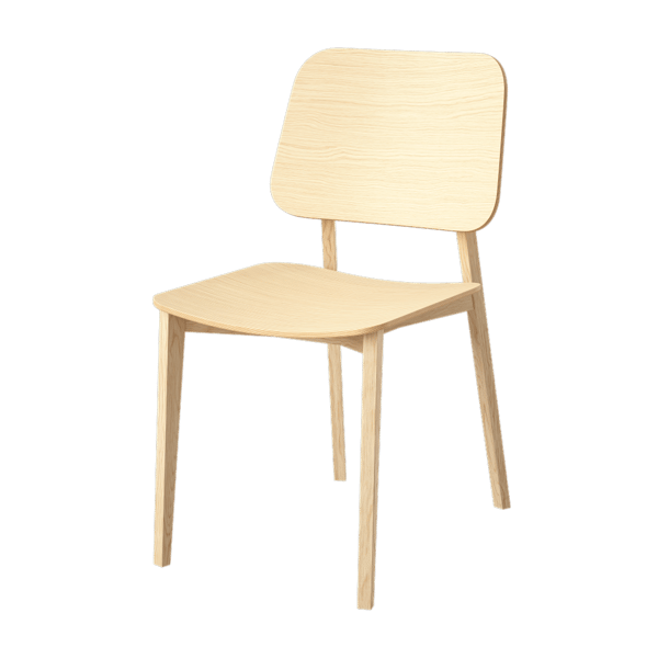 Mẫu ghế Midj Soft bằng gỗ giả