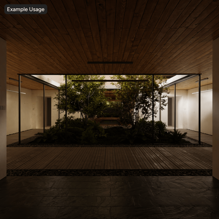 农场车辆棚 HDRI，傍晚