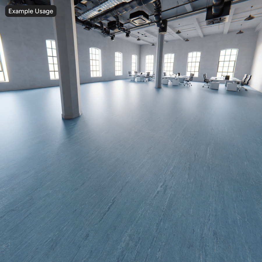 Worn Vinyl Floor Texture, Blue