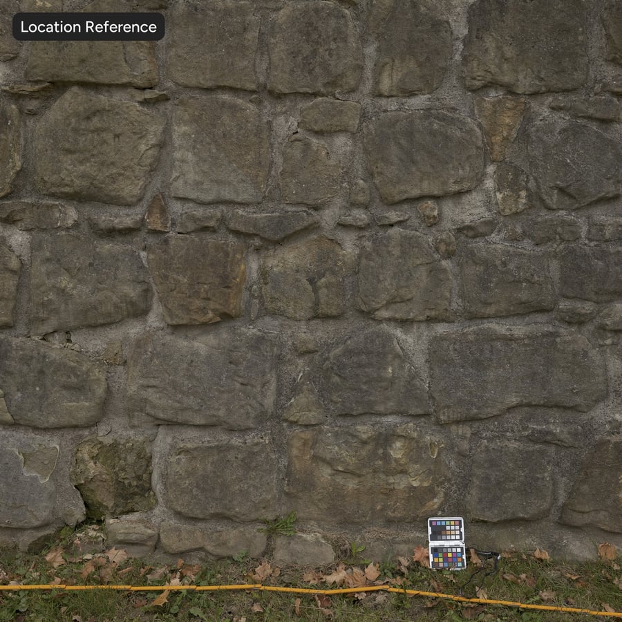 Textura de parede de pedra de entulho antiga