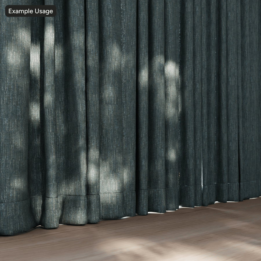 Plain Drapery Fabric, Duckegg