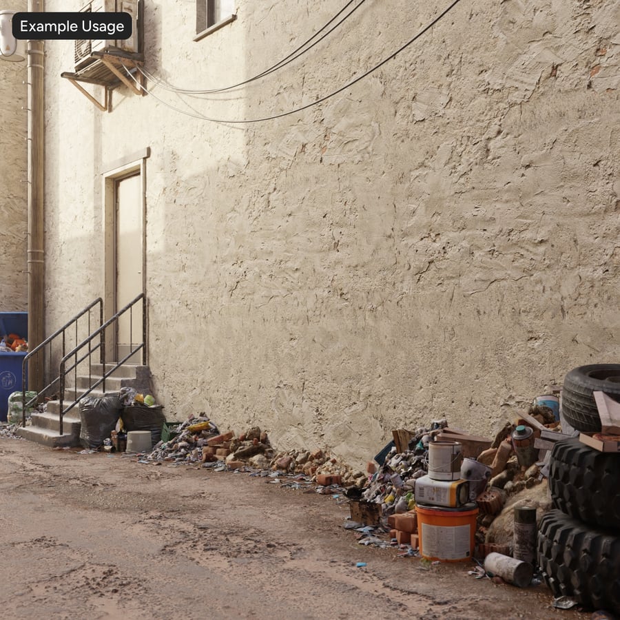 Gammal murslipad gipsvägg Textur