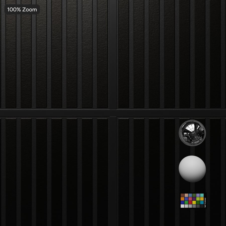 Panneau de placage à lamelles texture carreaux, noir