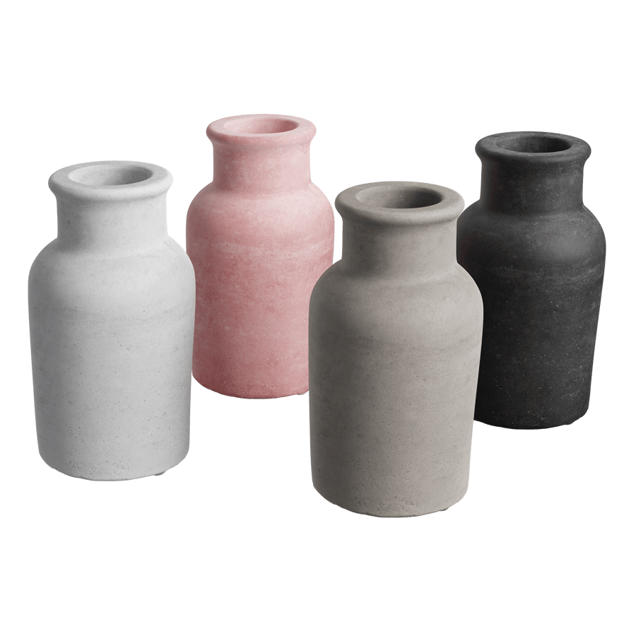 Bottle Shaped Concrete Vase Models