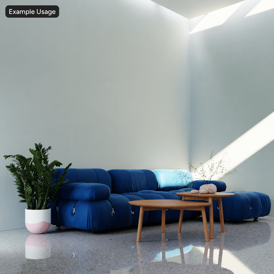 Fine Stipple Painted Interior Wall Texture, White