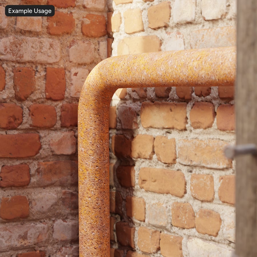 Textura de ferrugem manchada, amarelo alaranjado
