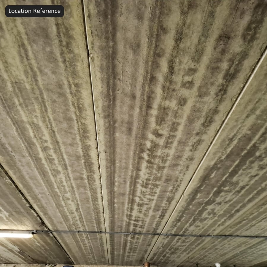Stained Concrete Panel Ceiling Texture