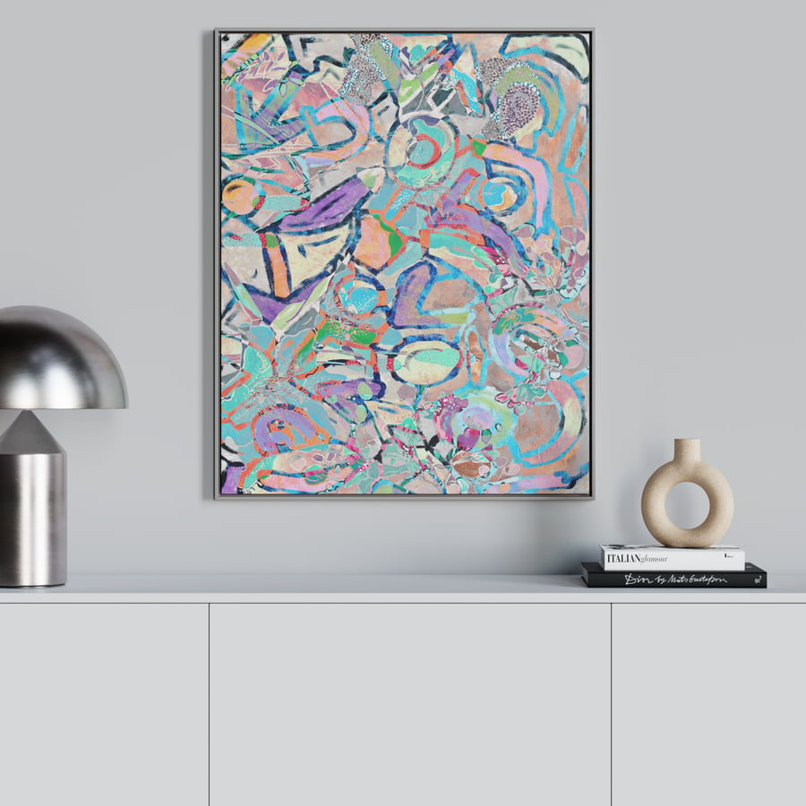 Meyla Abstract Wall Art Model