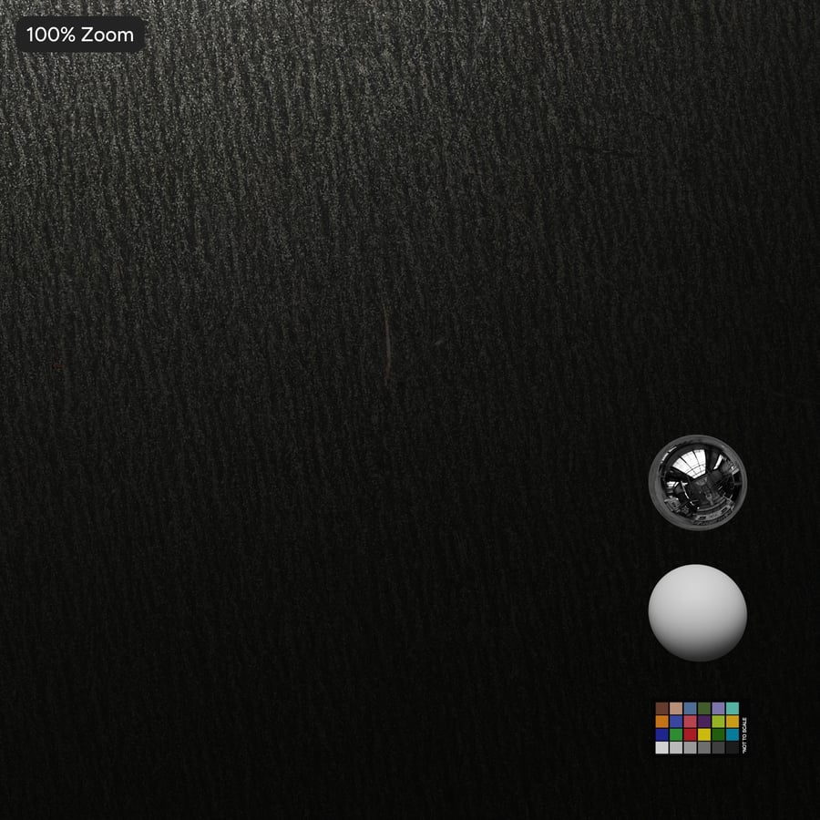 Metallic Teflon Texture, preto