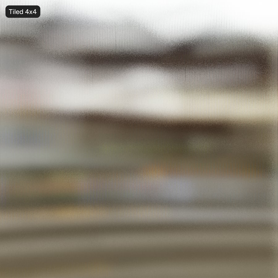 Decorative Fluted Glass Texture