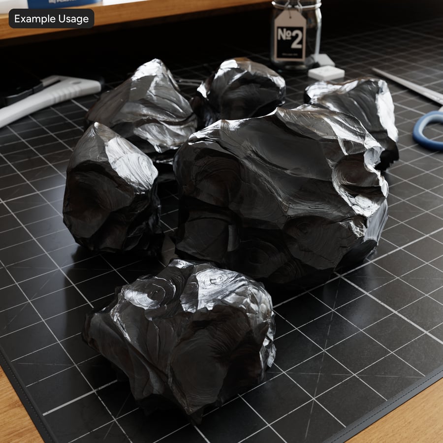 Obsidian Glass Texture