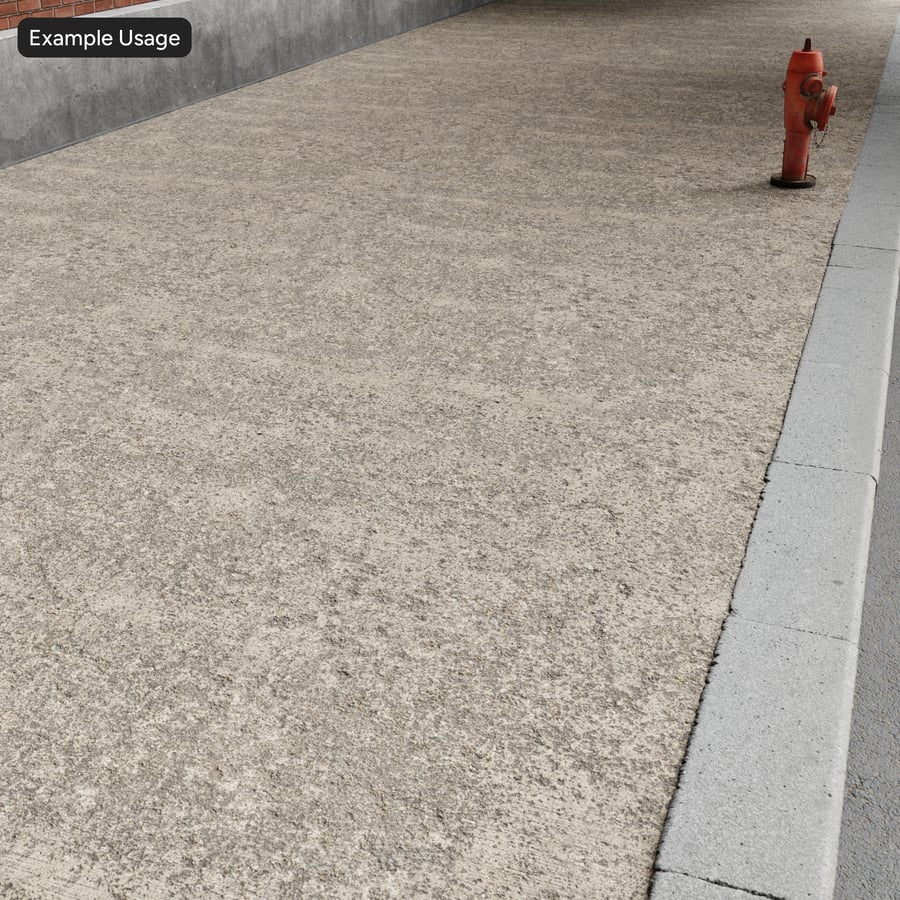 Verwitterte raue Betongehwegtextur