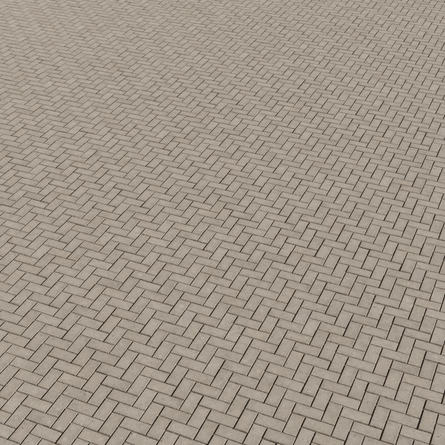 Herringbone Concrete Paving Texture, Grey