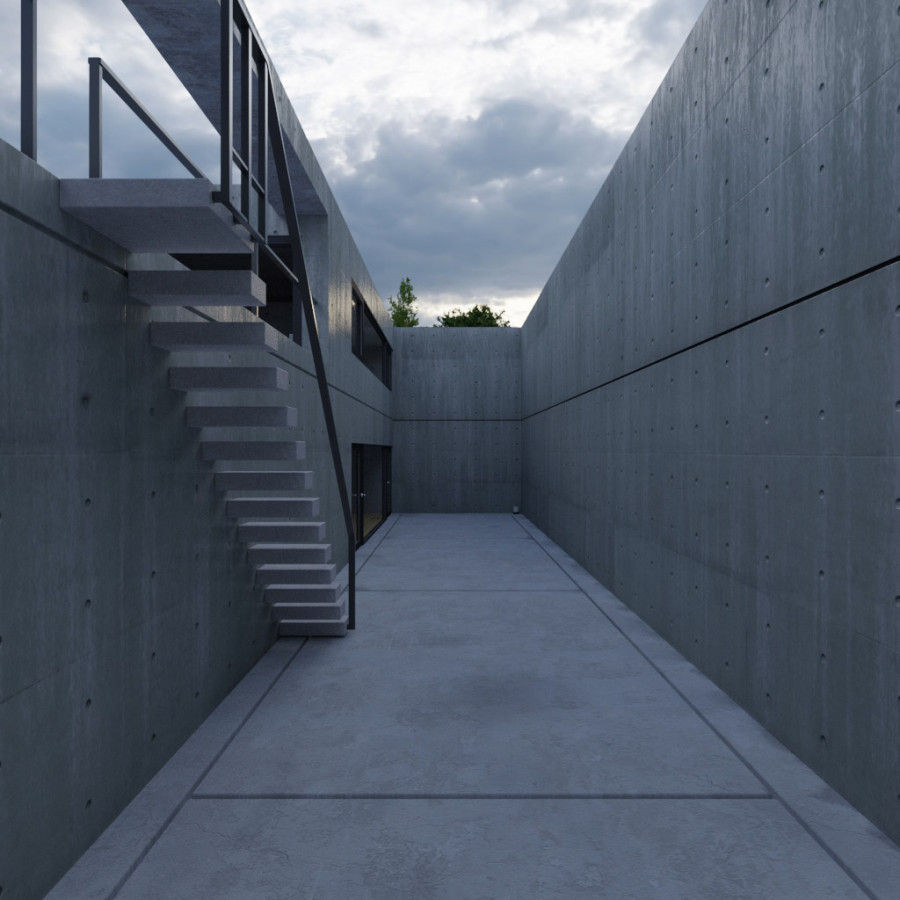 흐린 날의 야외 하늘 HDRI